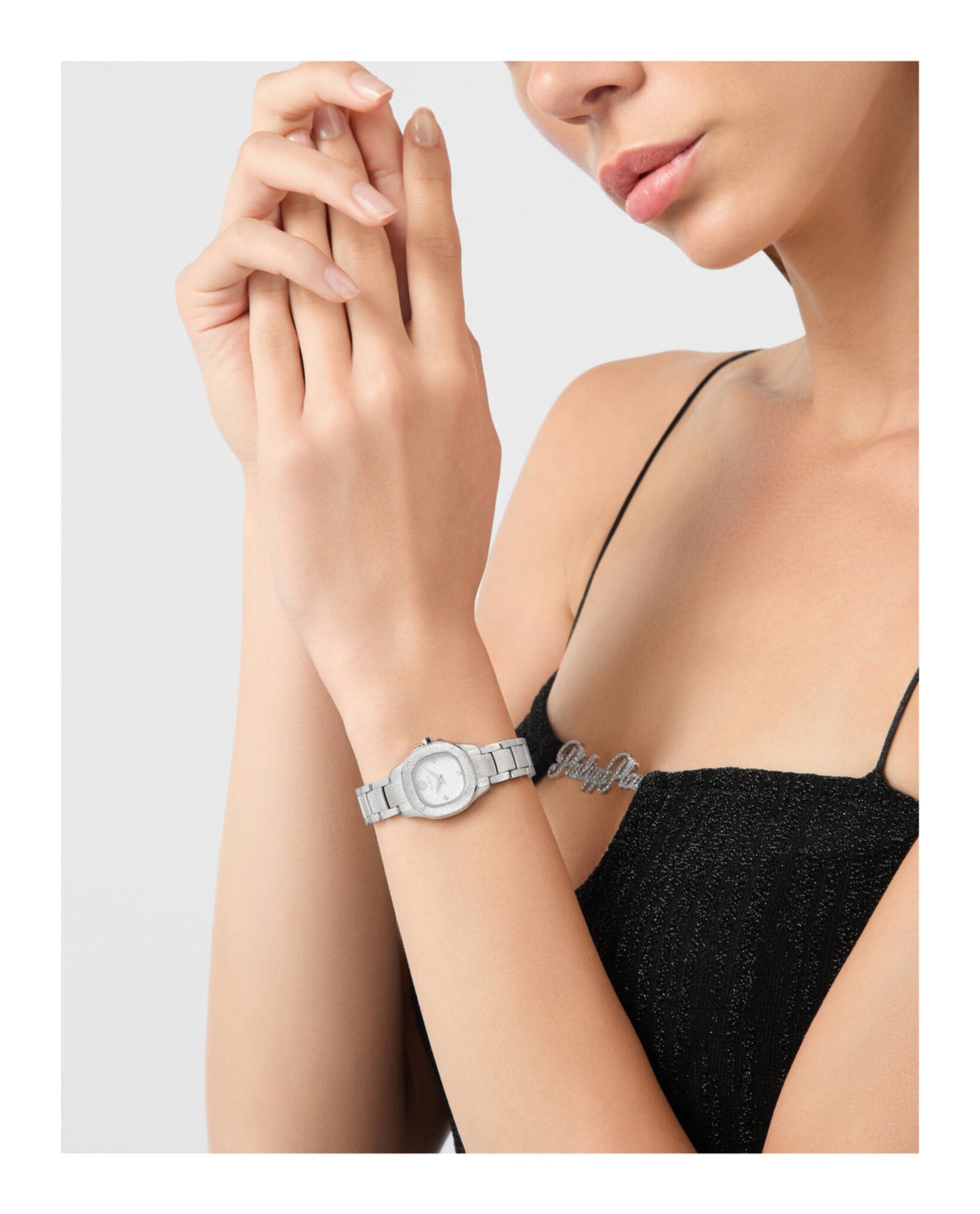 Philipp Plein $Pectre Lady Mini Crystal Watch