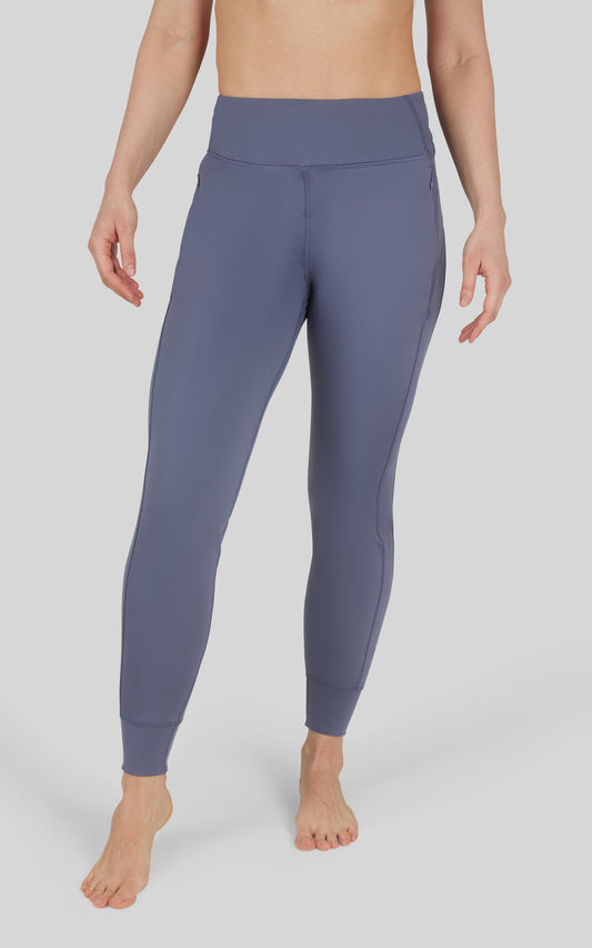 Interlock Zipper Pockets Greenwich Jogger - Our Linen Story