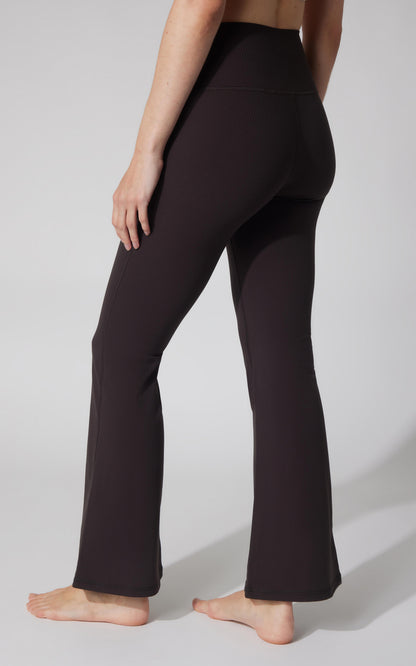 Felix Ribbed 7/8 Flare Leg Pant - Our Earthy Story