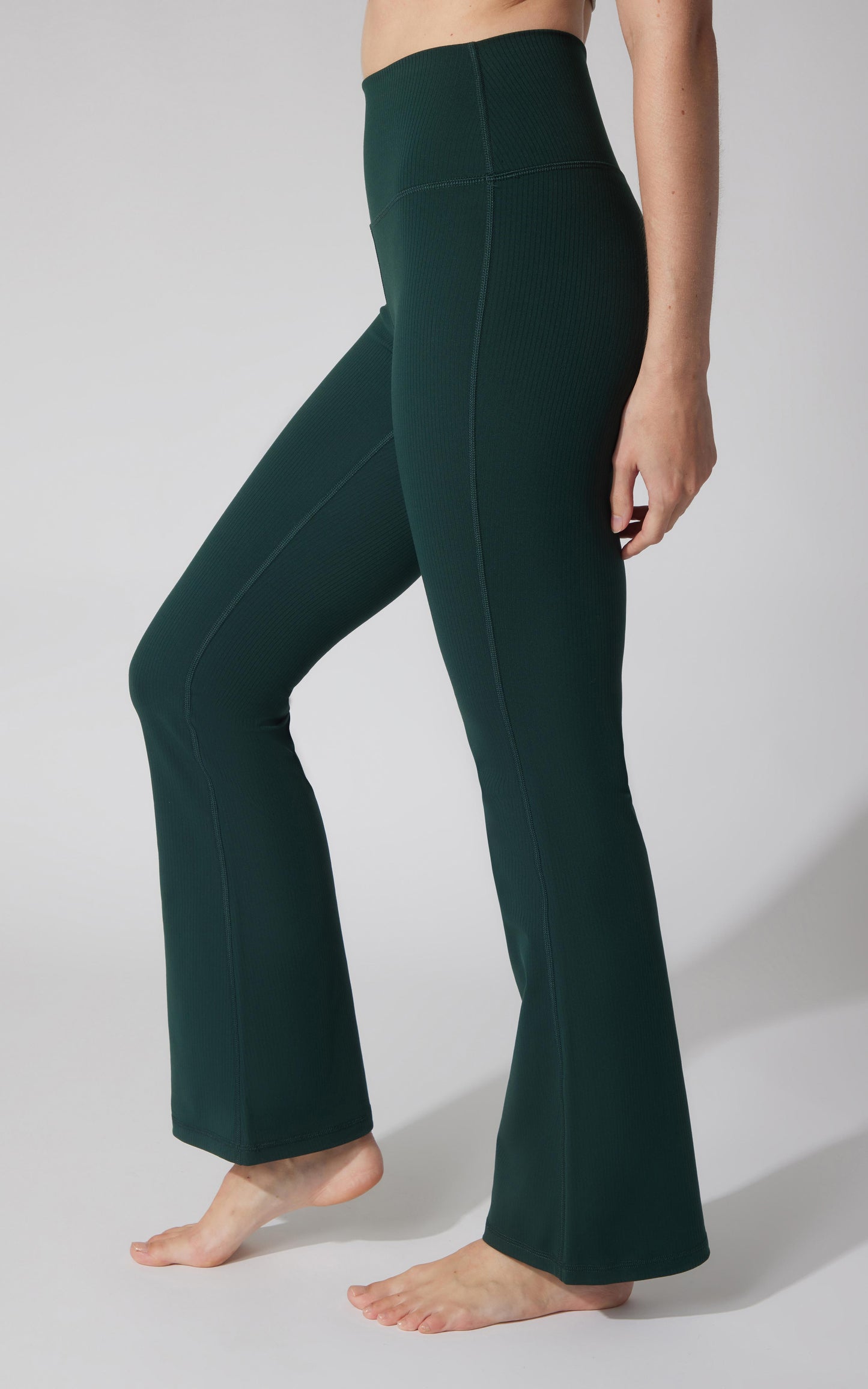 Felix Ribbed 7/8 Flare Leg Pant - Our Cafe Story