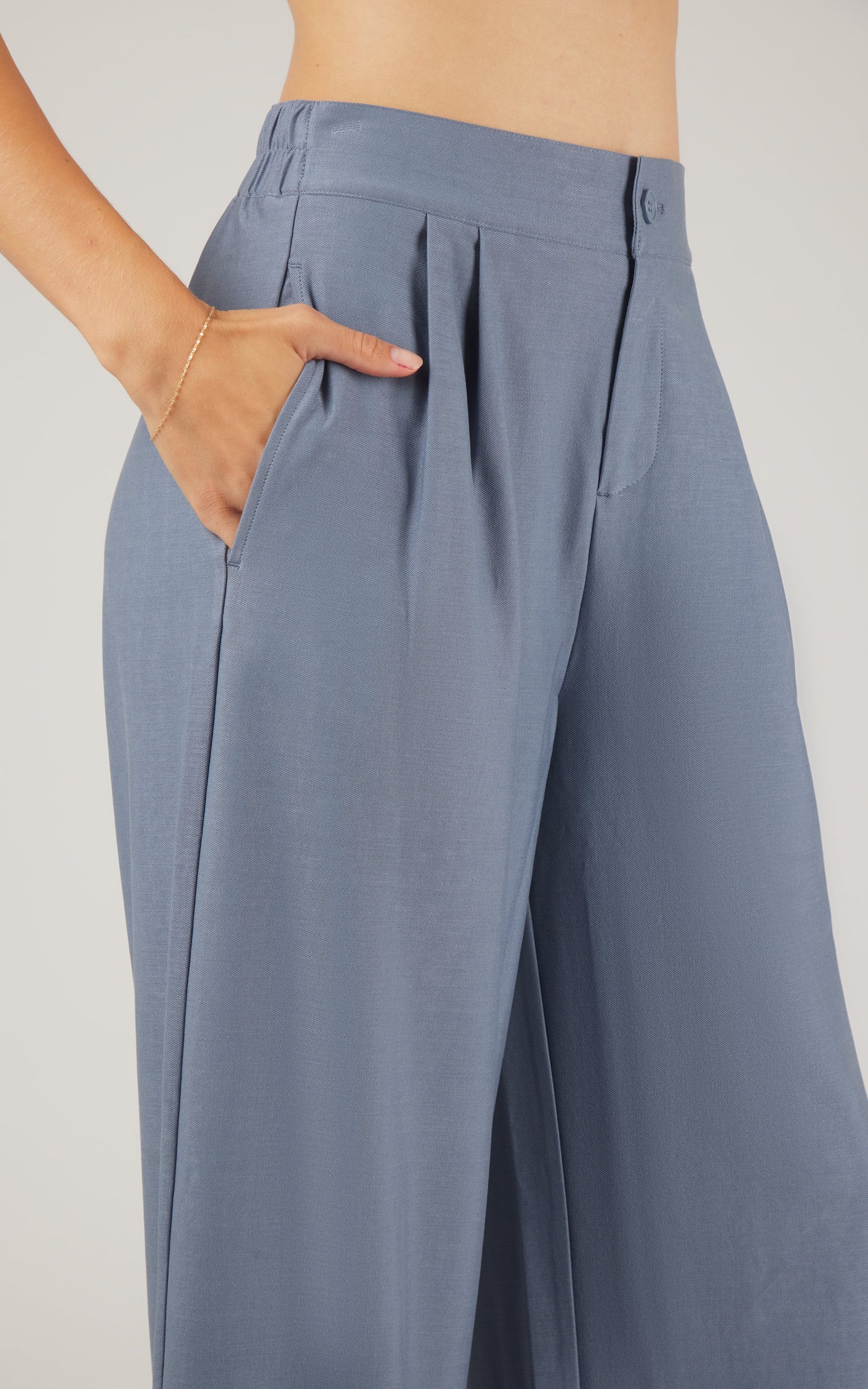 Wear to Work Denim Wide Leg Pant