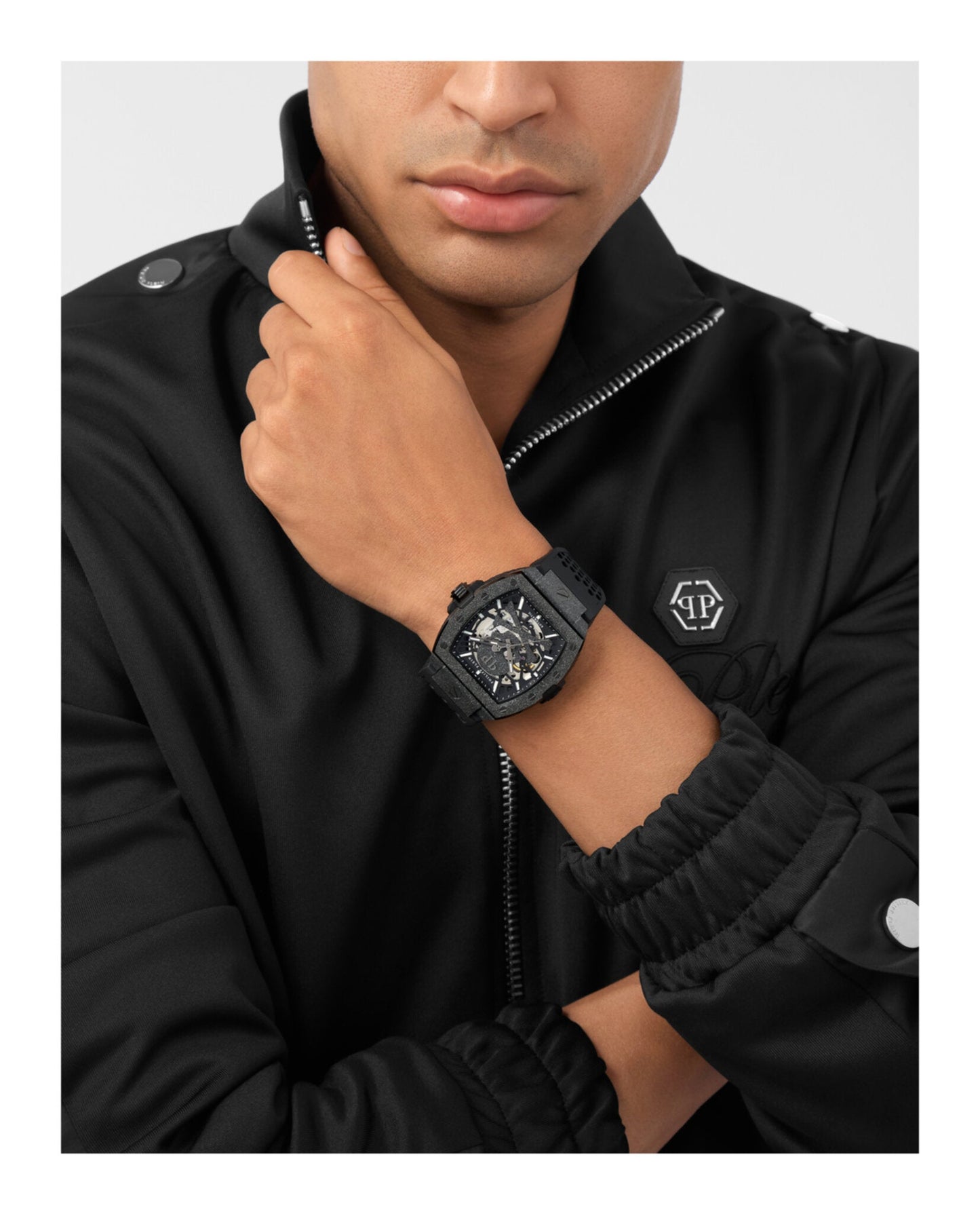 Philipp Plein the $Keleton Frosted Automatic Watch
