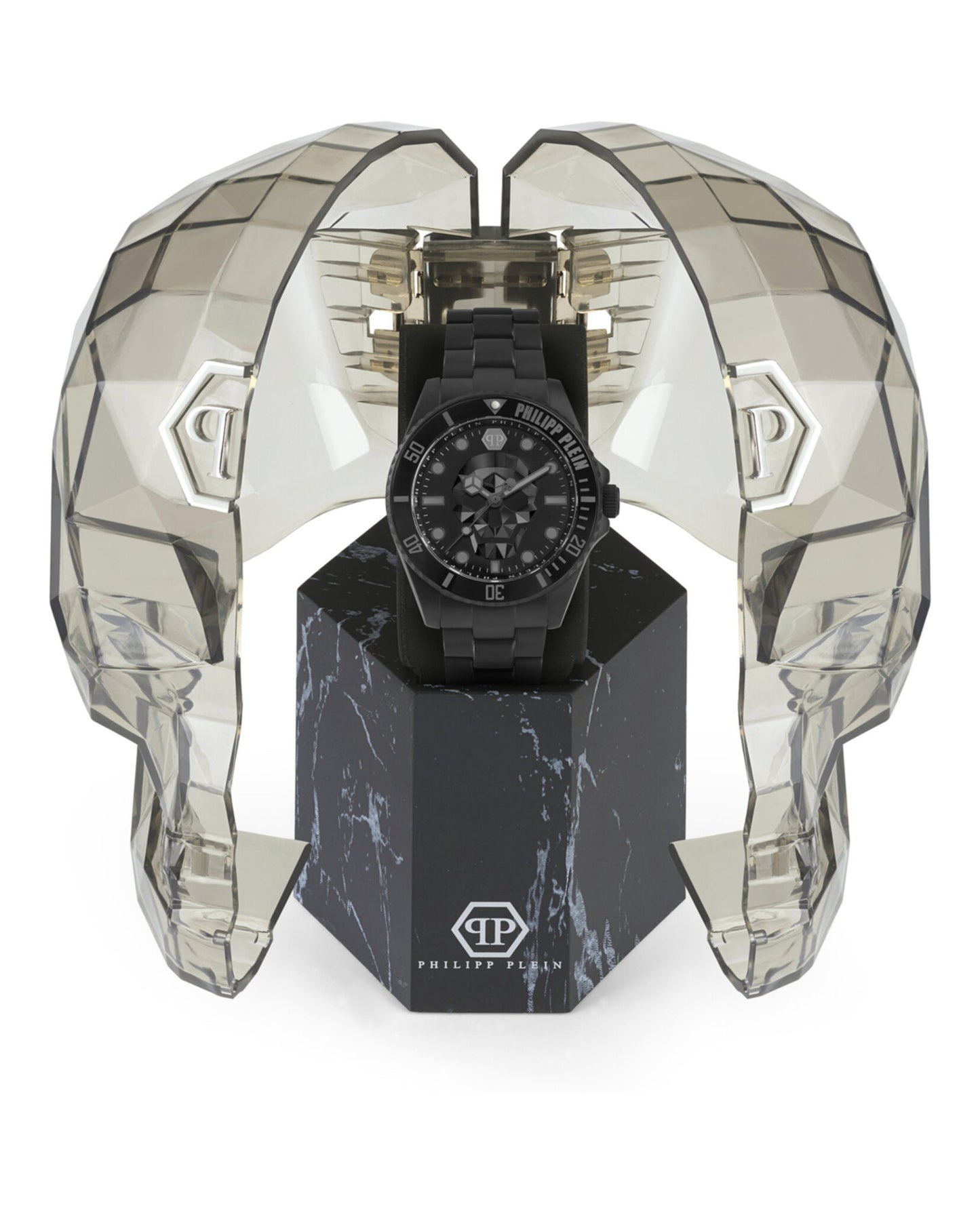 Philipp Plein  the $Kull Diver Bracelet Watch
