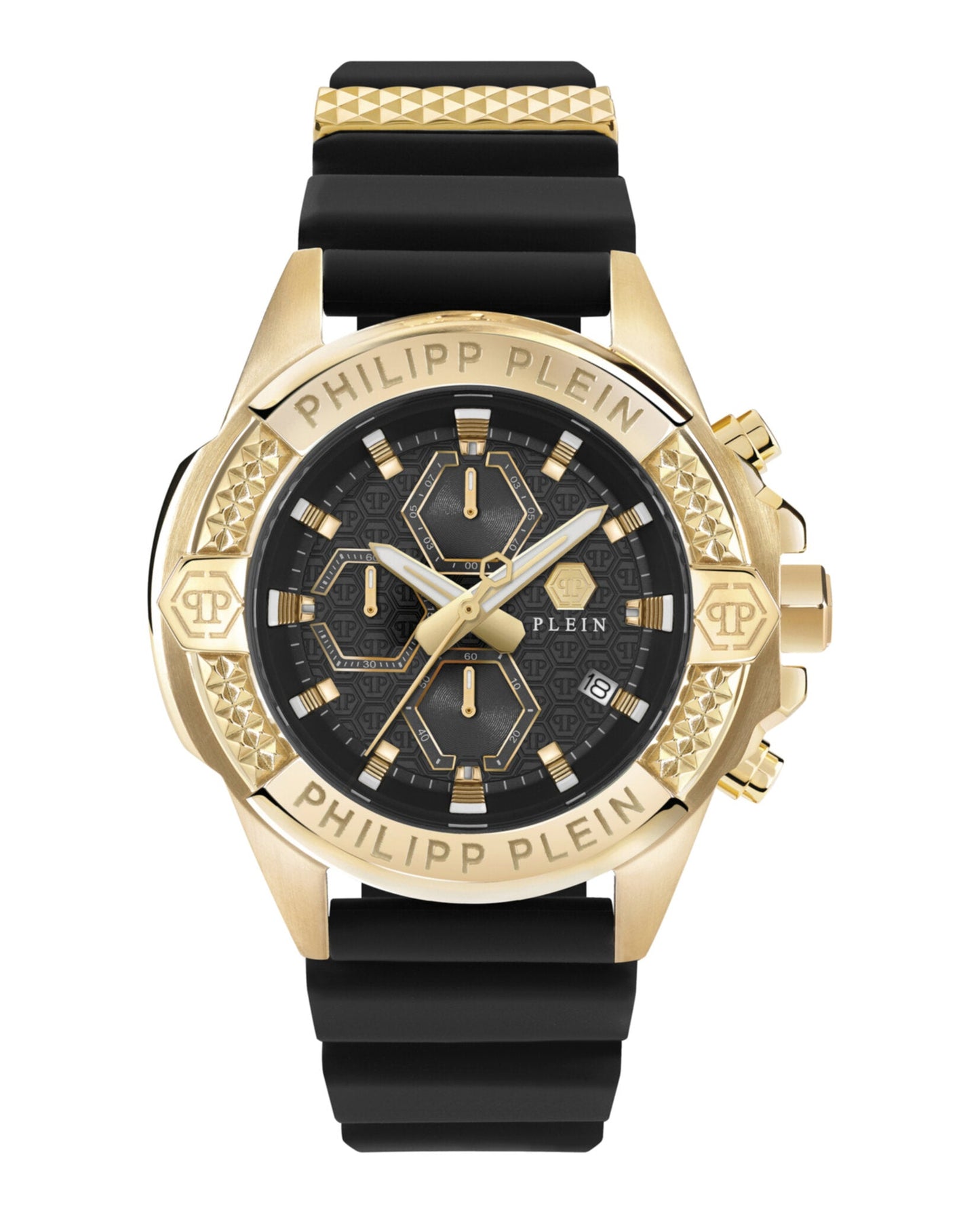 Philipp Plein the $Kull Chrono Silicone Watch