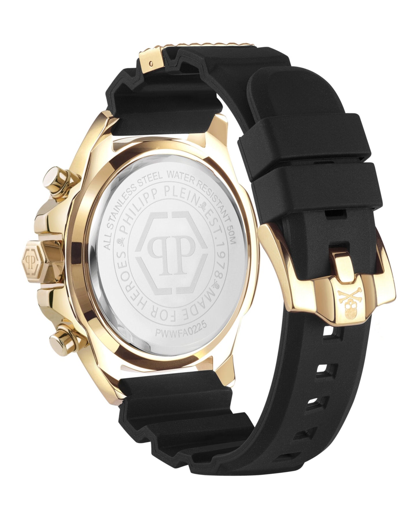Philipp Plein the $Kull Chrono Silicone Watch