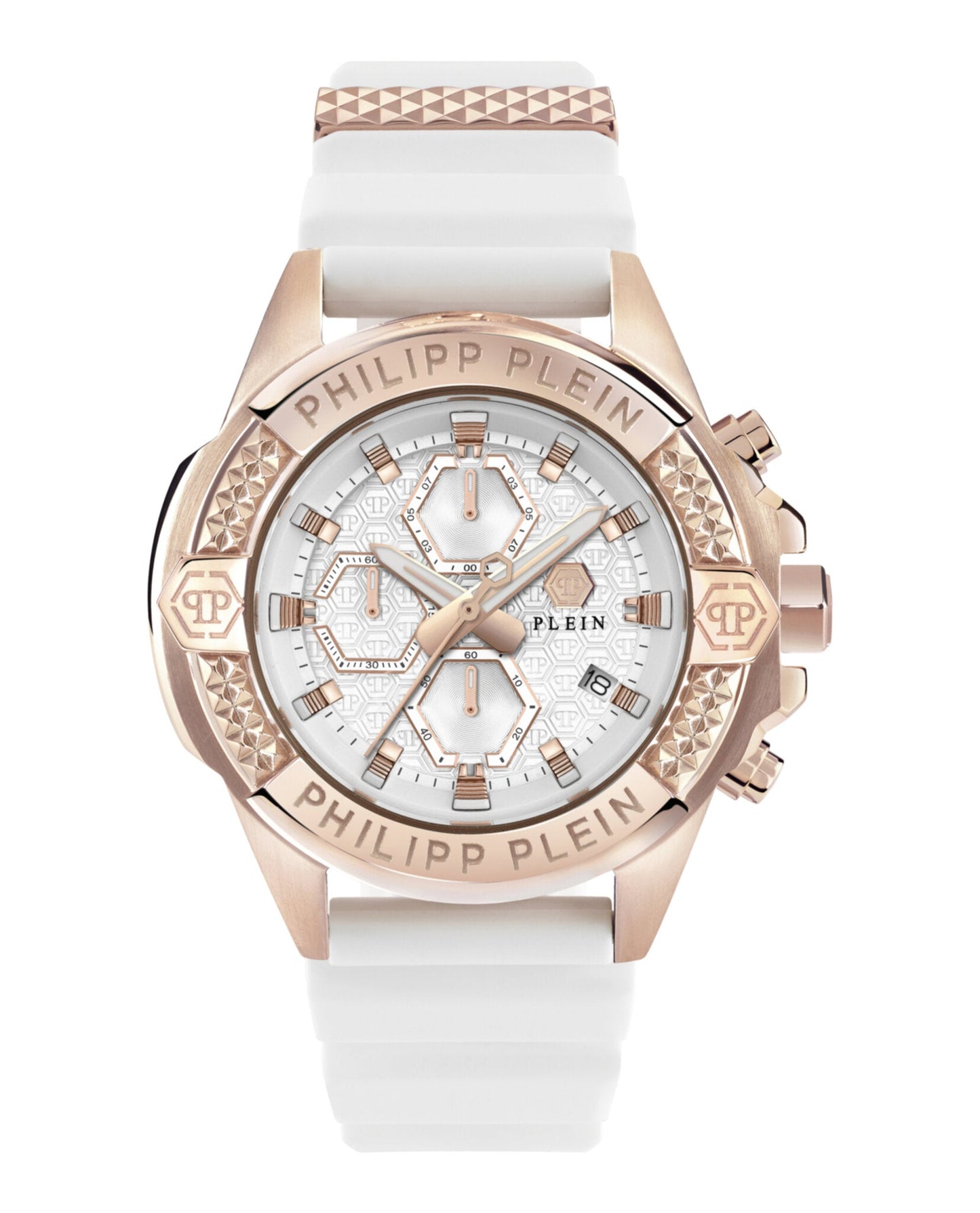Philipp Plein the $Kull Chrono Silicone Watch
