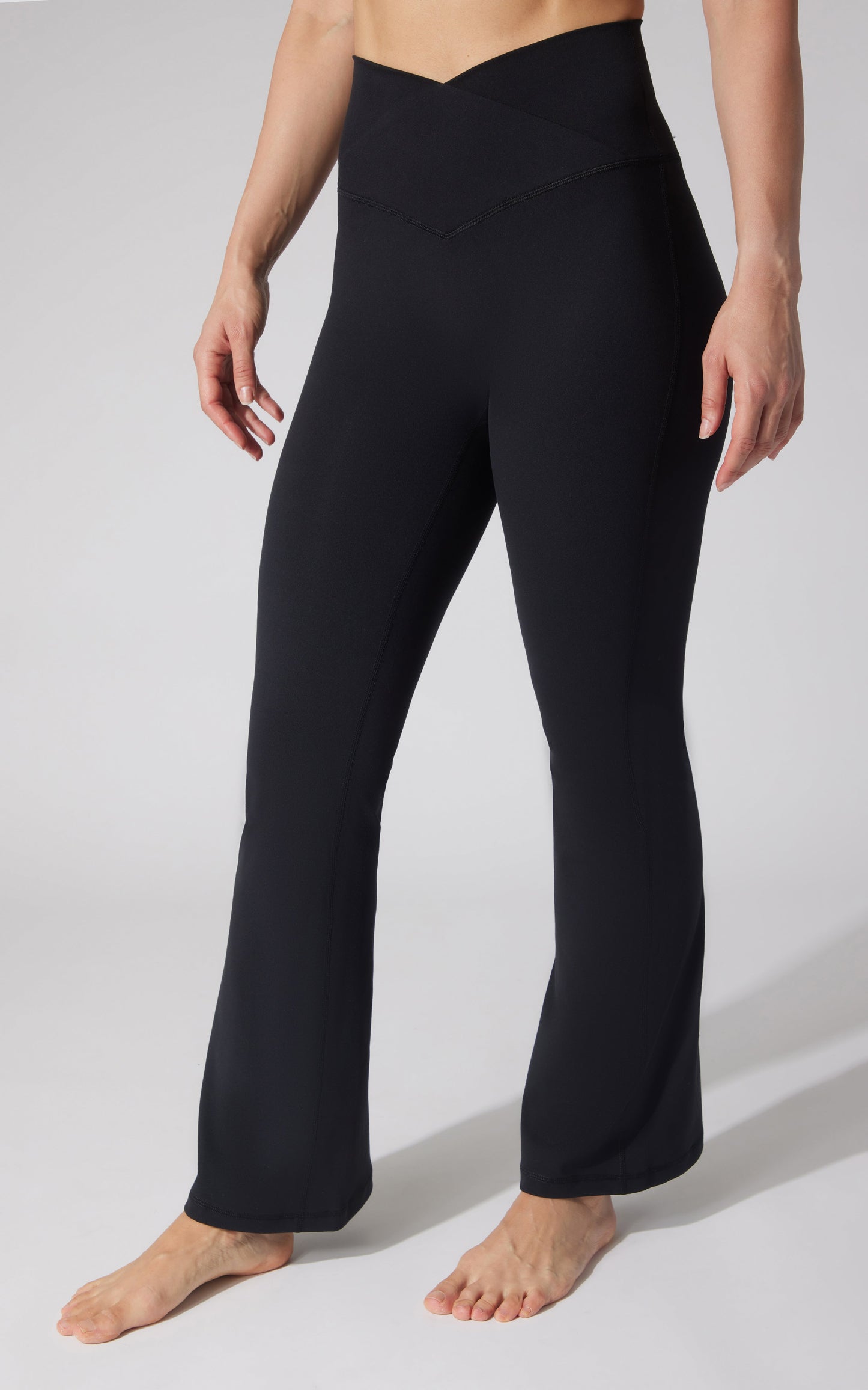 Lux Sophia Crossover Flare Pant - Our Cafe Story