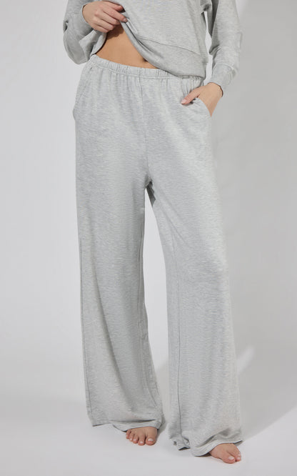 Modal Terry Relaxed Wide Pant