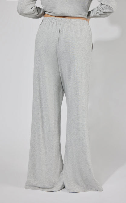 Modal Terry Relaxed Wide Pant