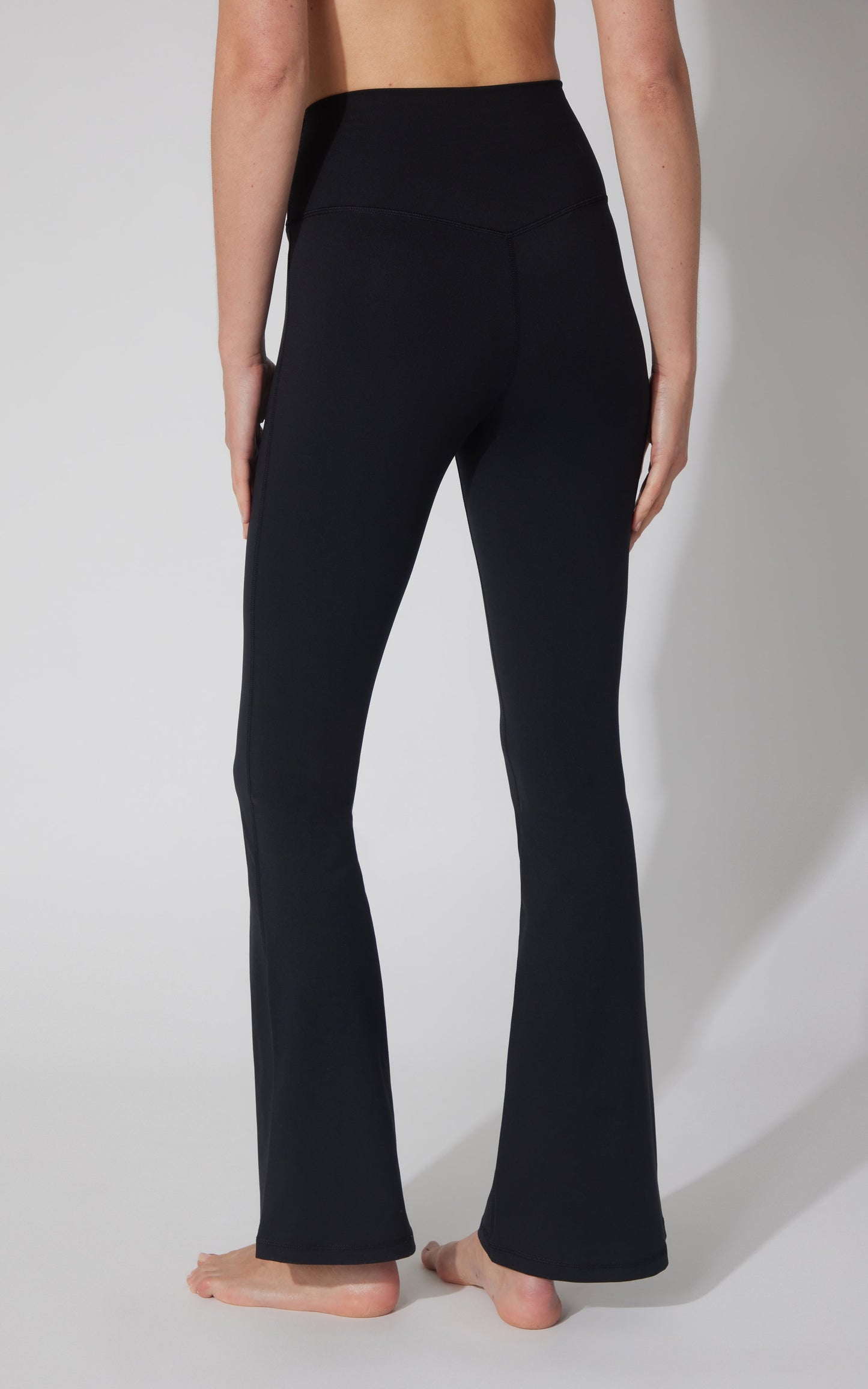 Lux Madison Crossover Elastic Free Waist 31 1/2 inch Flare Leg Pant