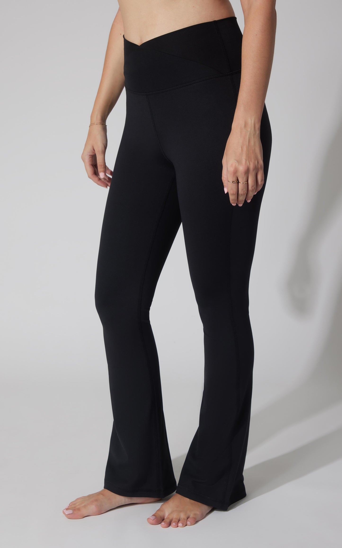 Lux Madison Crossover Waist 7/8 Flared Leg - Our Cafe Story