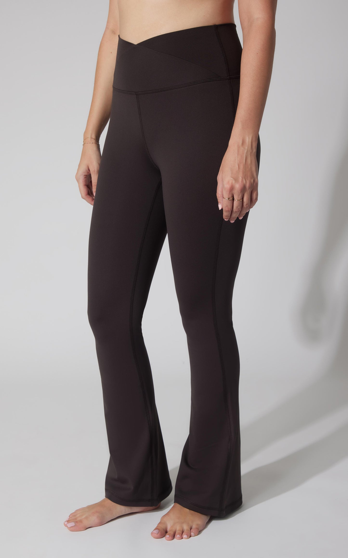 Lux Madison Crossover Waist 7/8 Flared Leg - Our Cafe Story