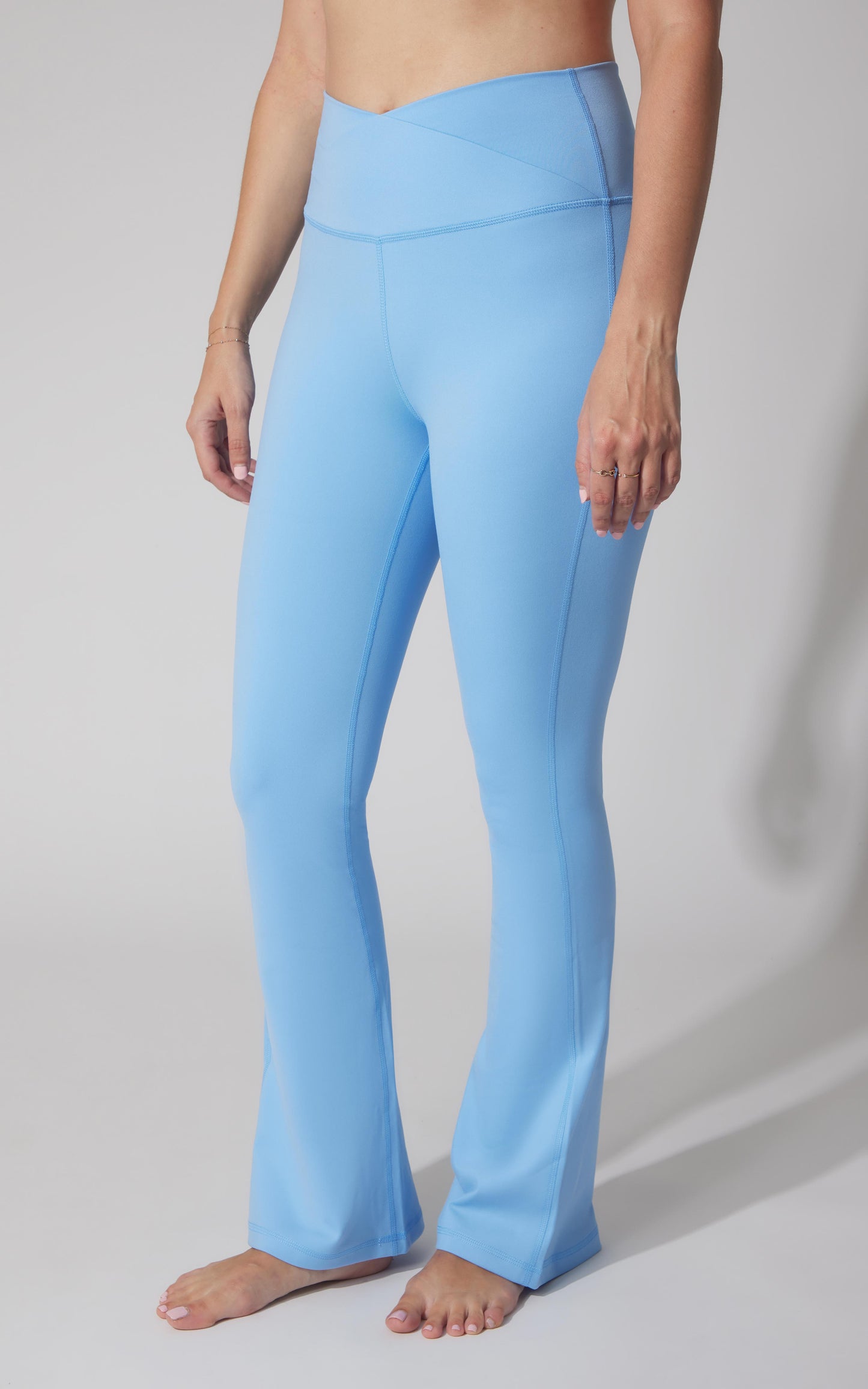 Lux Madison Crossover Waist 7/8 Flared Leg