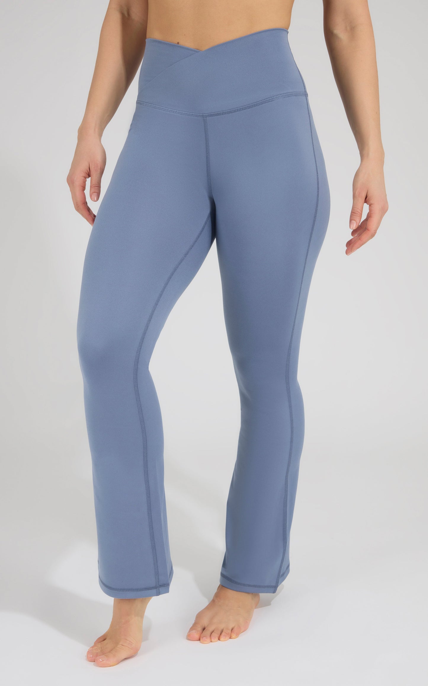 Lux Madison Crossover Waist 7/8 Flared Leg