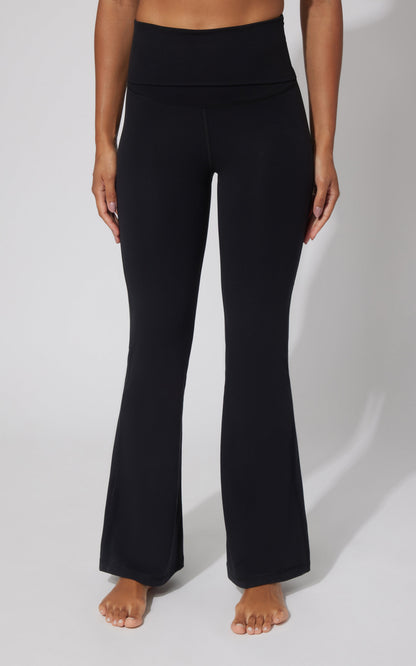 Lux Florence Fold Over Flare Leg Pant - Our Cafe Story