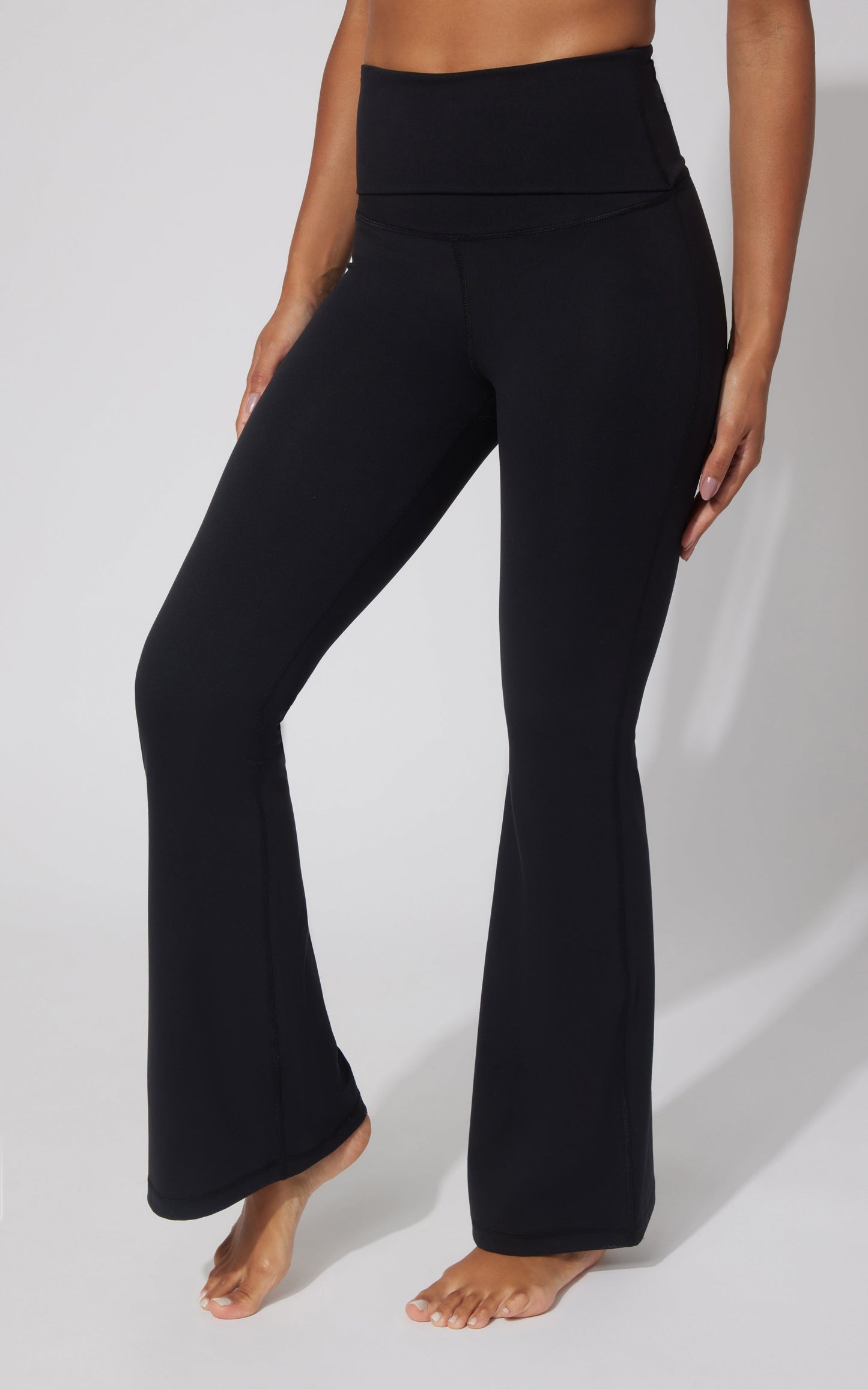Lux Florence Fold Over Flare Leg Pant - Our Cafe Story
