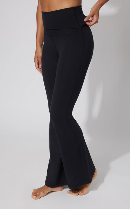 Lux Florence Fold Over 31 1/2 inch Flare Leg Pant