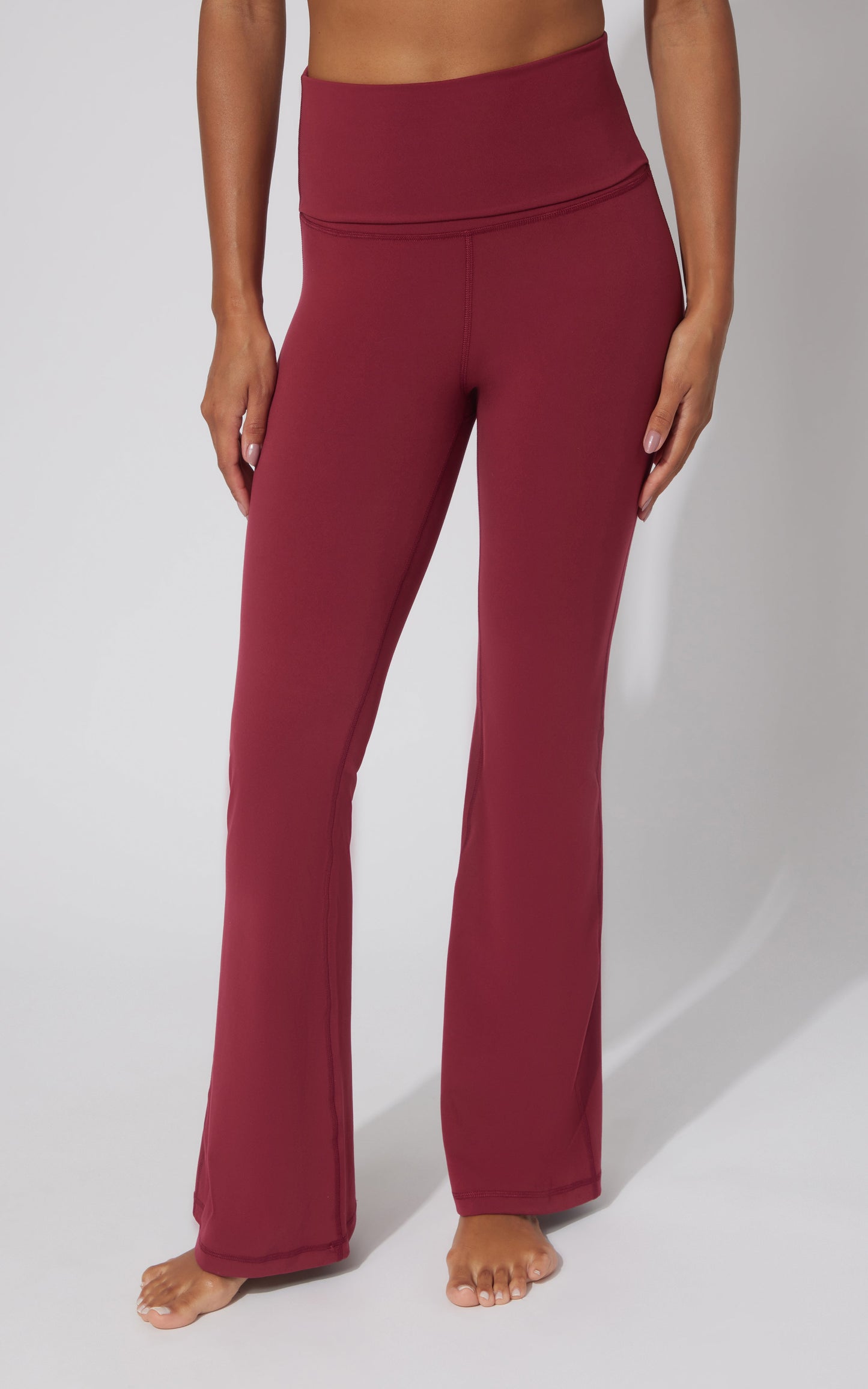 Lux Florence Fold Over Flare Leg Pant - Our Cafe Story