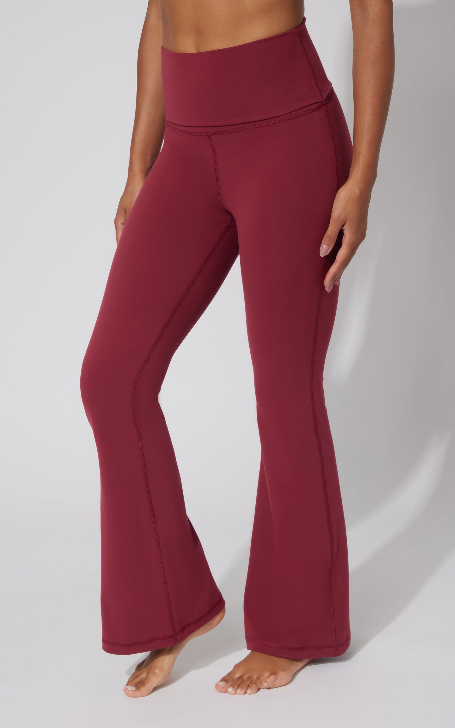 Lux Florence Fold Over Flare Leg Pant - Our Cafe Story