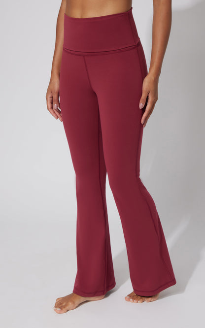Lux Florence Fold Over Flare Leg Pant - Our Cafe Story