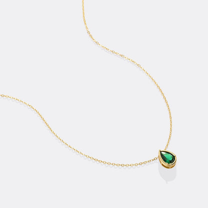 Mint & Lily Diamond Teardrop Necklace