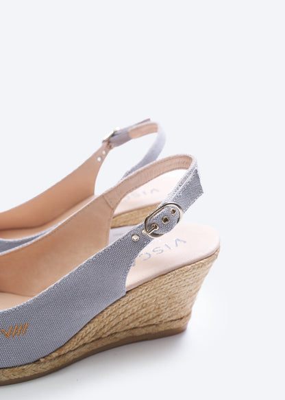 Palomera Canvas Espadrille Wedges by Viscata