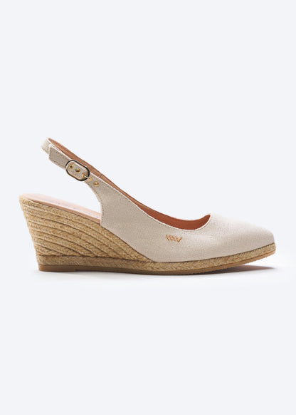Palomera Canvas Espadrille Wedges by Viscata