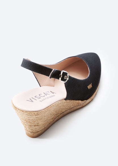 Palomera Canvas Espadrille Wedges by Viscata
