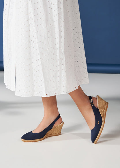 Palomera Canvas Espadrille Wedges by Viscata