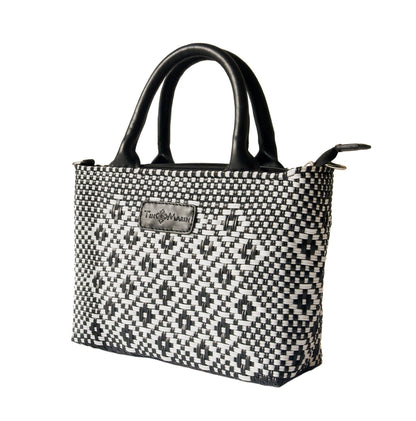 Panda Small Woven Crossbody Bag