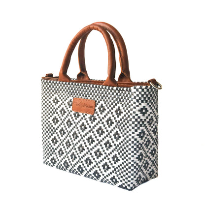 Panda Small Woven Crossbody Bag