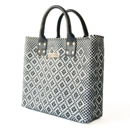 Panda Large Woven Crossbody Bag