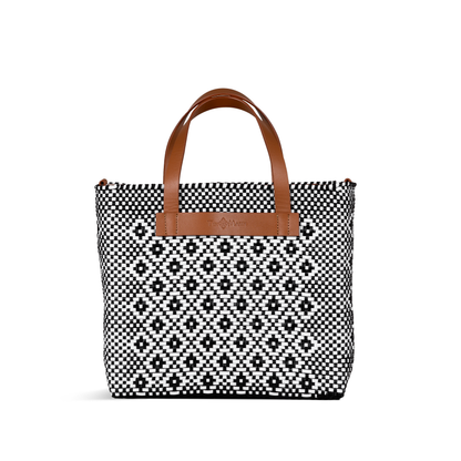 Panda Large Woven Crossbody Bag