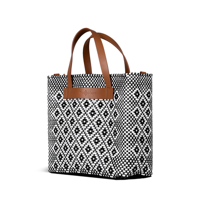 Panda Large Woven Crossbody Bag