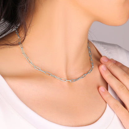 Mint & Lily Mint Paperclip Necklace
