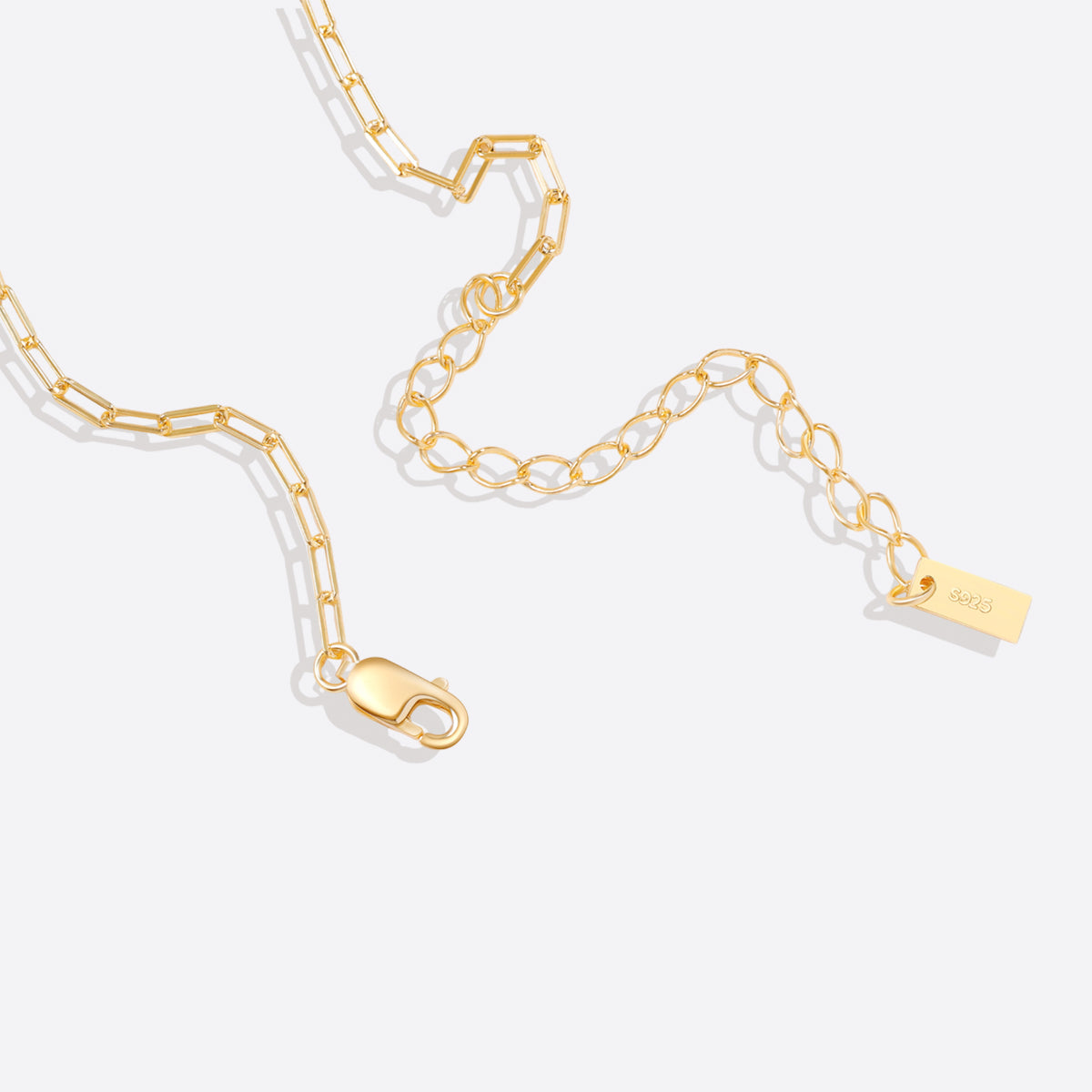 Mint & Lily Mother Of Pearl Heart Initial Necklace