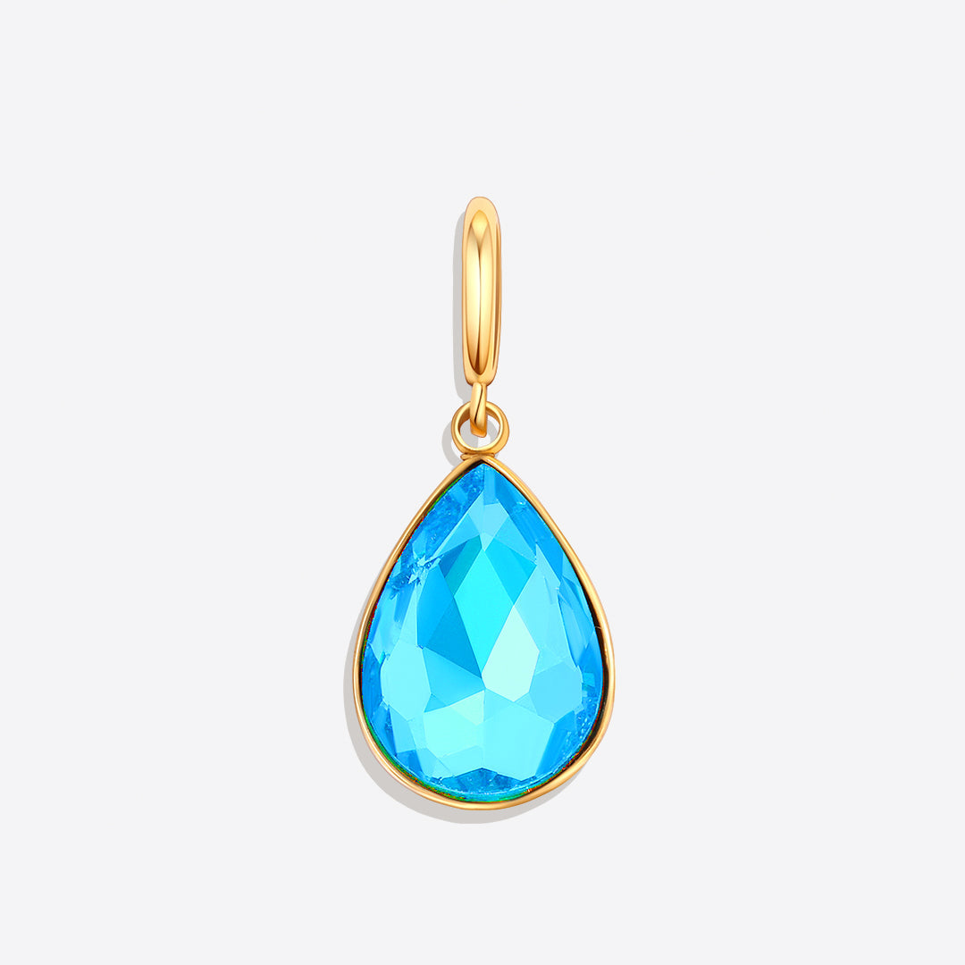 Mint & Lily Teardrop Birthstone Charm