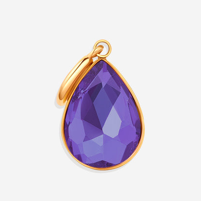 Mint & Lily Teardrop Birthstone Charm