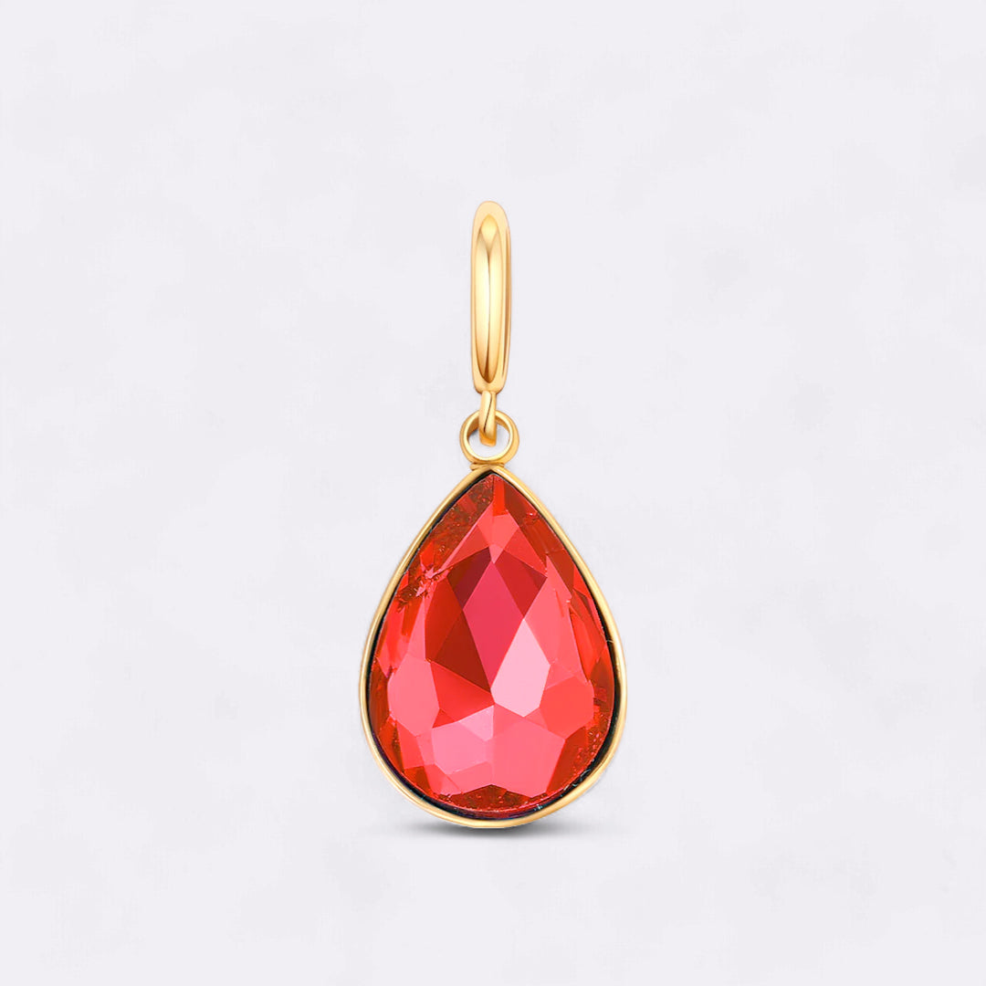 Mint & Lily Teardrop Birthstone Charm
