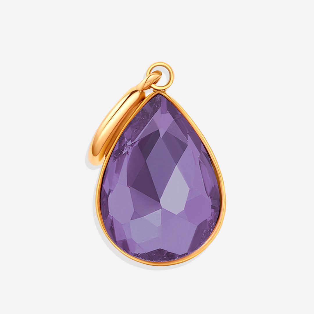 Mint & Lily Teardrop Birthstone Charm