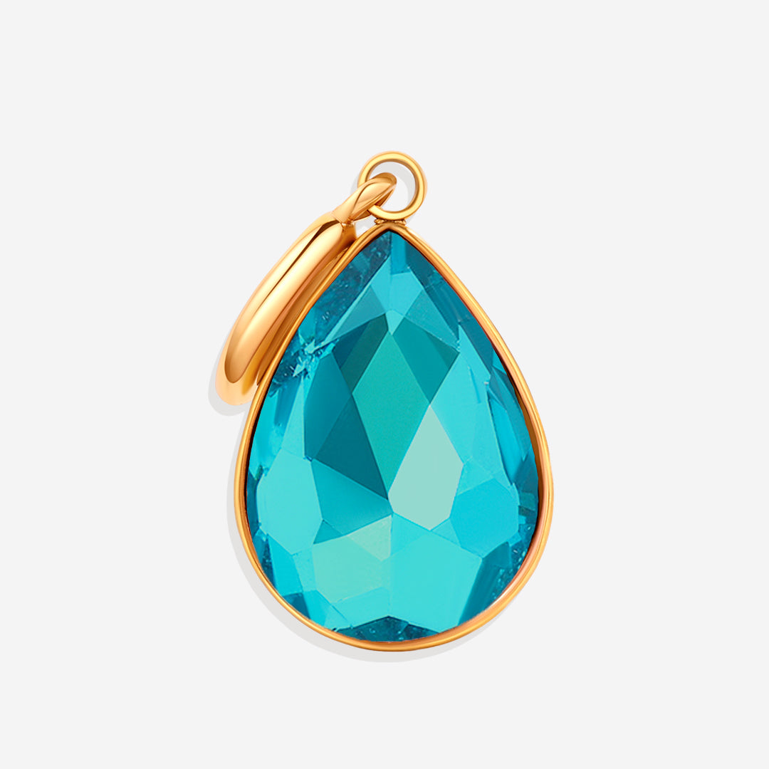 Mint & Lily Teardrop Birthstone Charm