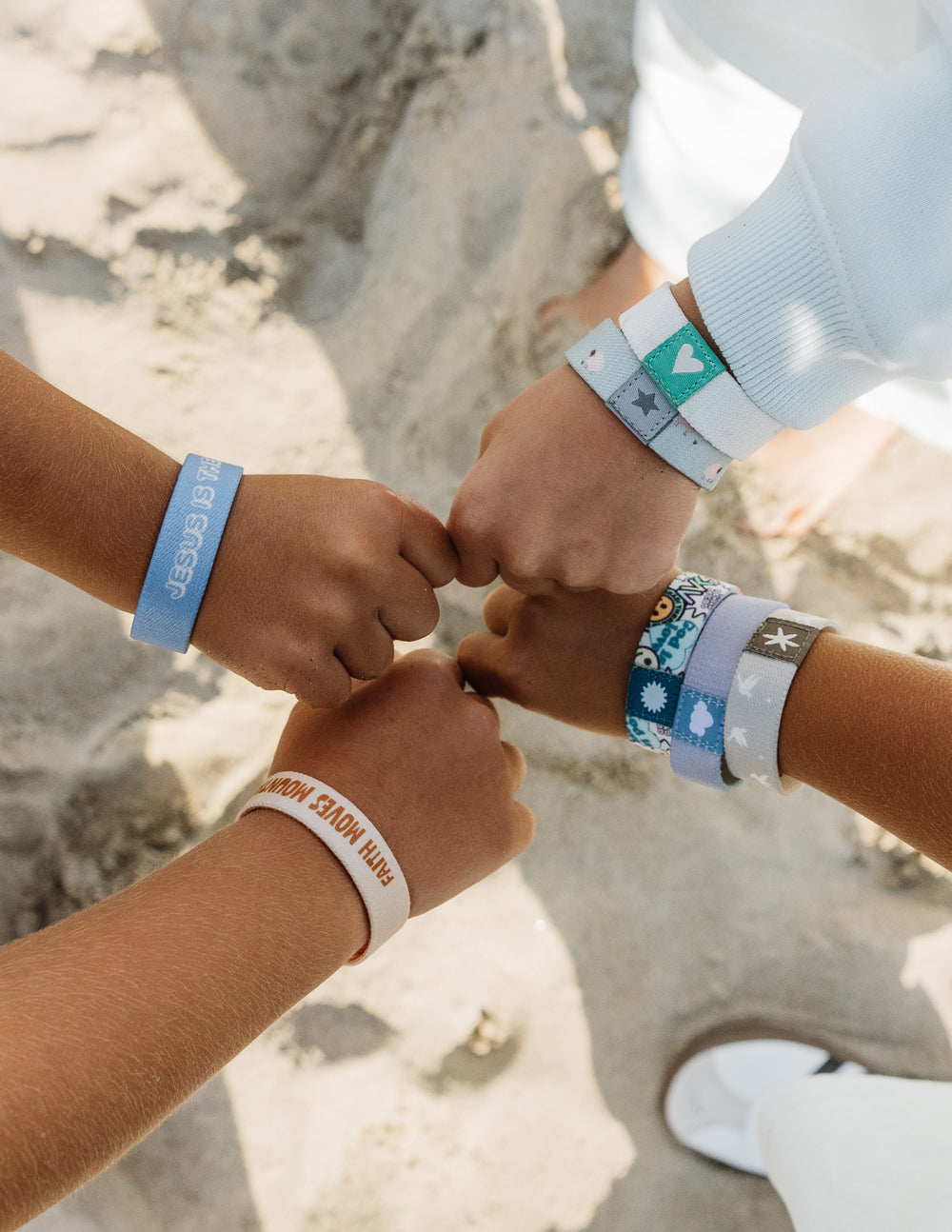 Elevated Faith Pastel Kids Reversible Wristband Pack