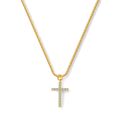 Mint & Lily Pave Cross Necklace