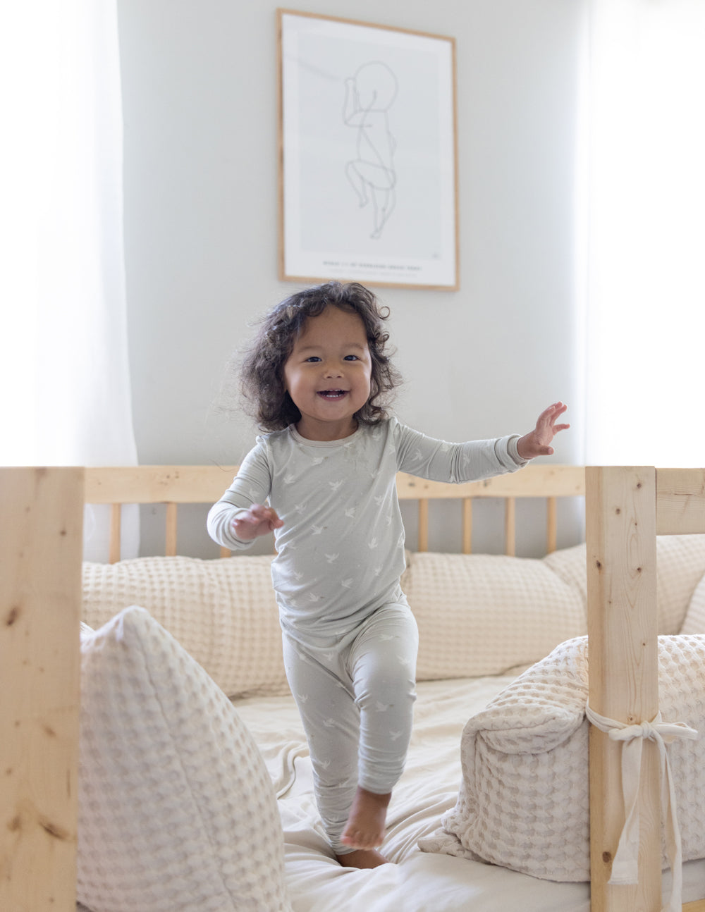 Elevated Faith Peace Bamboo Kids Pajama Set