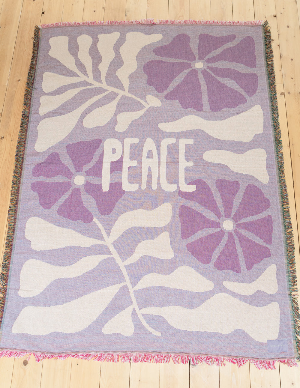 Elevated Faith Peace Throw Blanket