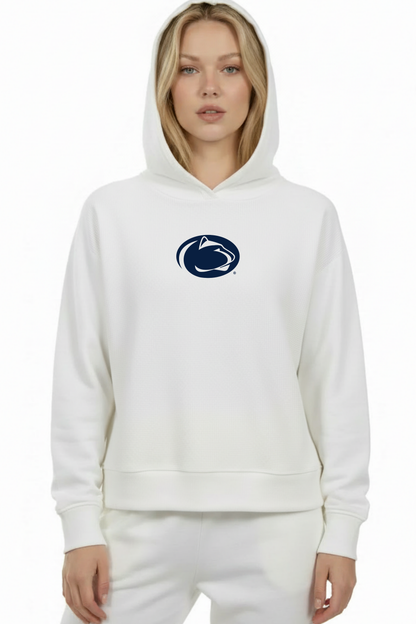 Relaxed Fit Waffle Hoodie Penn State
