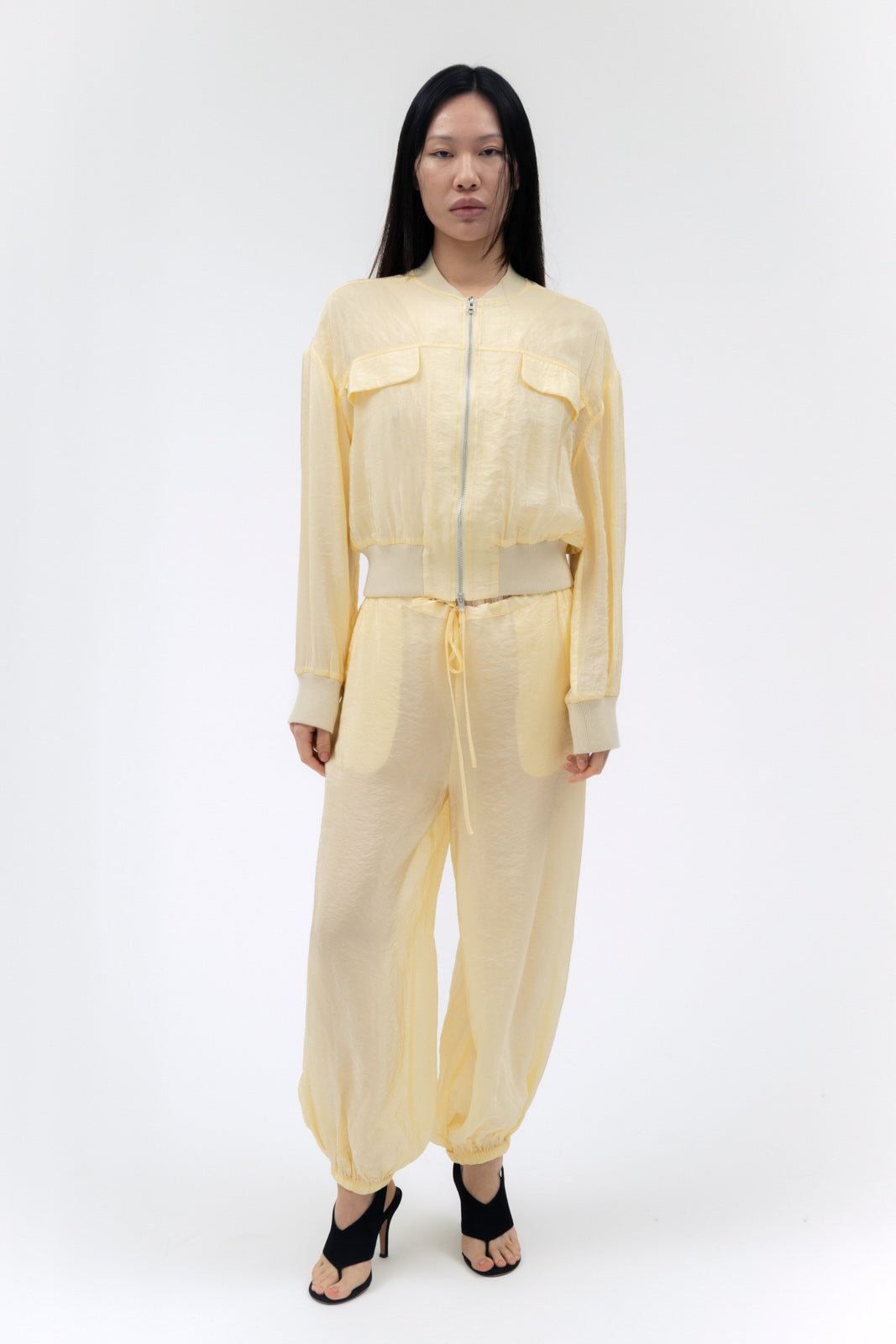 Zora Voile Pant in Butter