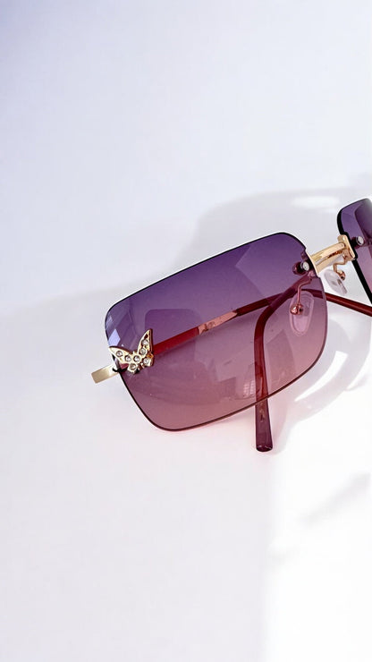 Papillon Silver Sunglasses