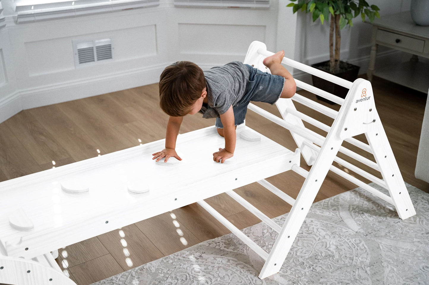 Hazel | Pikler Triangle, Slide & Rocker Set