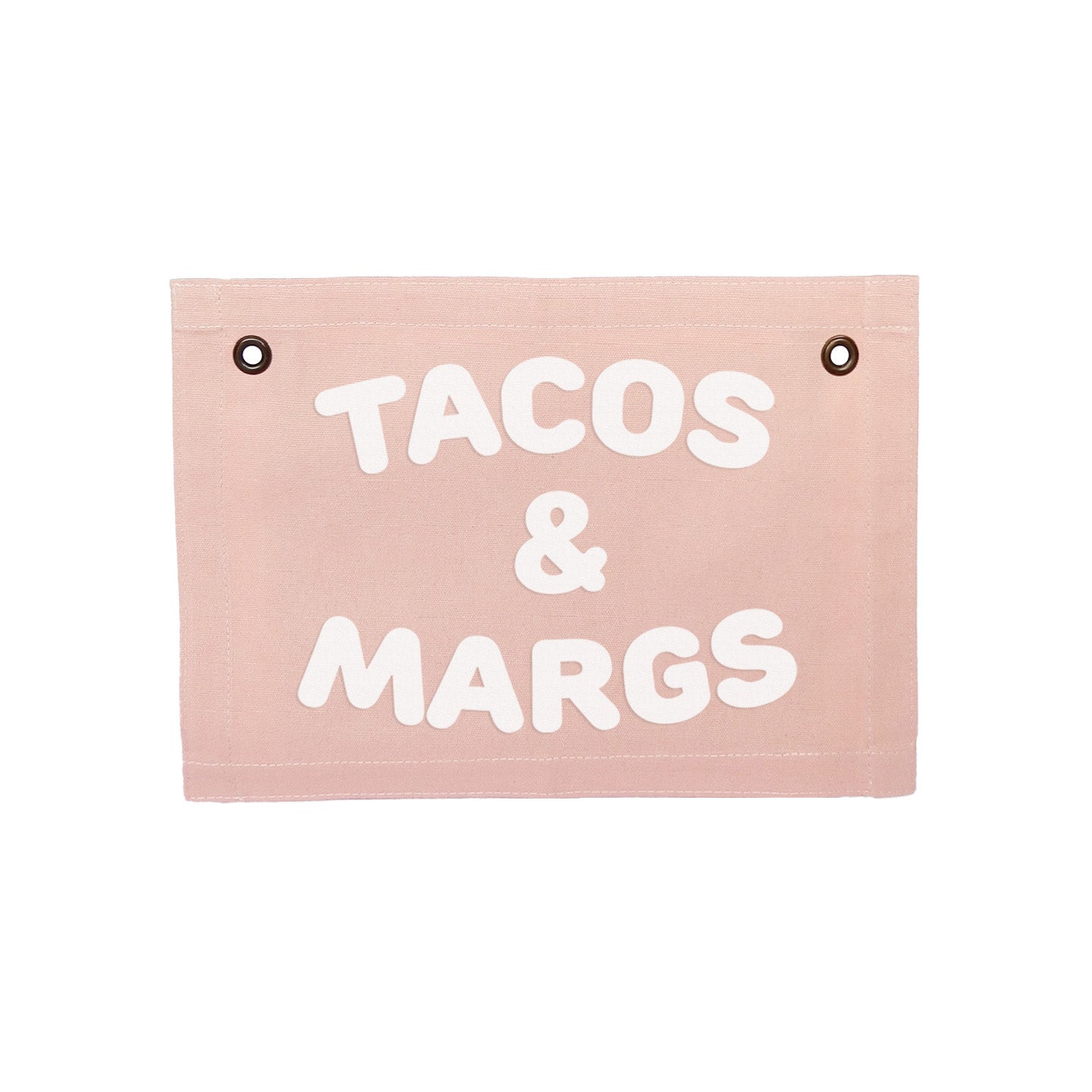 Frankie Jean Tacos & Margs Small Canvas Flag